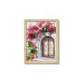 Picture of Red Floral Arch _GroupedProduct_Rectangle_Portrait_Framed_Matted_