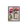 Picture of Red Floral Arch _GroupedProduct_Rectangle_Portrait_Framed_Matted_