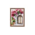 Picture of Red Floral Arch _GroupedProduct_Rectangle_Portrait_Framed_Matted_