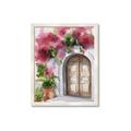 Picture of Red Floral Arch _GroupedProduct_Rectangle_Portrait_Framed_Matted_