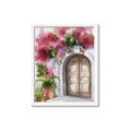 Picture of Red Floral Arch _GroupedProduct_Rectangle_Portrait_Framed_Matted_