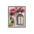 Picture of Red Floral Arch _GroupedProduct_Rectangle_Portrait_Framed_Matted_