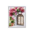 Picture of Red Floral Arch _GroupedProduct_Rectangle_Portrait_Framed_Matted_