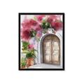 Picture of Red Floral Arch _GroupedProduct_Rectangle_Portrait_Framed_Matted_