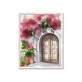 Picture of Red Floral Arch _GroupedProduct_Rectangle_Portrait_Framed_Matted_