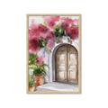 Picture of Red Floral Arch _GroupedProduct_Rectangle_Portrait_Framed_Matted_