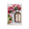 Picture of Red Floral Arch _GroupedProduct_Rectangle_Portrait_Framed_Matted_