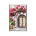 Picture of Red Floral Arch _GroupedProduct_Rectangle_Portrait_Framed_Matted_