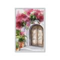 Picture of Red Floral Arch _GroupedProduct_Rectangle_Portrait_Framed_Matted_