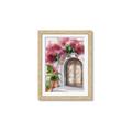 Picture of Red Floral Arch _GroupedProduct_Rectangle_Portrait_Framed_Matted_