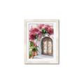 Picture of Red Floral Arch _GroupedProduct_Rectangle_Portrait_Framed_Matted_