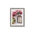 Picture of Red Floral Arch _GroupedProduct_Rectangle_Portrait_Framed_Matted_