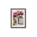 Picture of Red Floral Arch _GroupedProduct_Rectangle_Portrait_Framed_Matted_