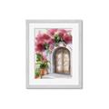 Picture of Red Floral Arch _GroupedProduct_Rectangle_Portrait_Framed_Matted_