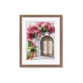 Picture of Red Floral Arch _GroupedProduct_Rectangle_Portrait_Framed_Matted_