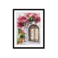 Picture of Red Floral Arch _GroupedProduct_Rectangle_Portrait_Framed_Matted_