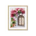 Picture of Red Floral Arch _GroupedProduct_Rectangle_Portrait_Framed_Matted_