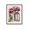 Picture of Red Floral Arch _GroupedProduct_Rectangle_Portrait_Framed_Matted_