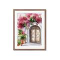 Picture of Red Floral Arch _GroupedProduct_Rectangle_Portrait_Framed_Matted_