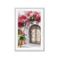 Picture of Red Floral Arch _GroupedProduct_Rectangle_Portrait_Framed_Matted_
