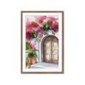 Picture of Red Floral Arch _GroupedProduct_Rectangle_Portrait_Framed_Matted_