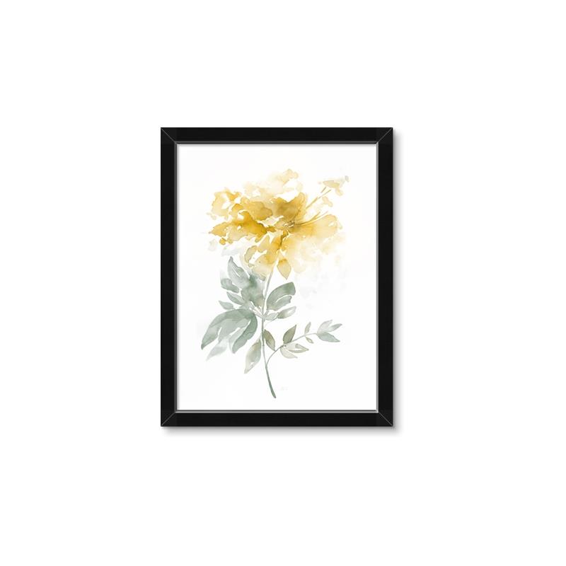 Picture of Yellow Floral I  _GroupedProduct_Rectangle_Portrait_Framed_Matted_