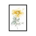 Picture of Yellow Floral I  _GroupedProduct_Rectangle_Portrait_Framed_Matted_