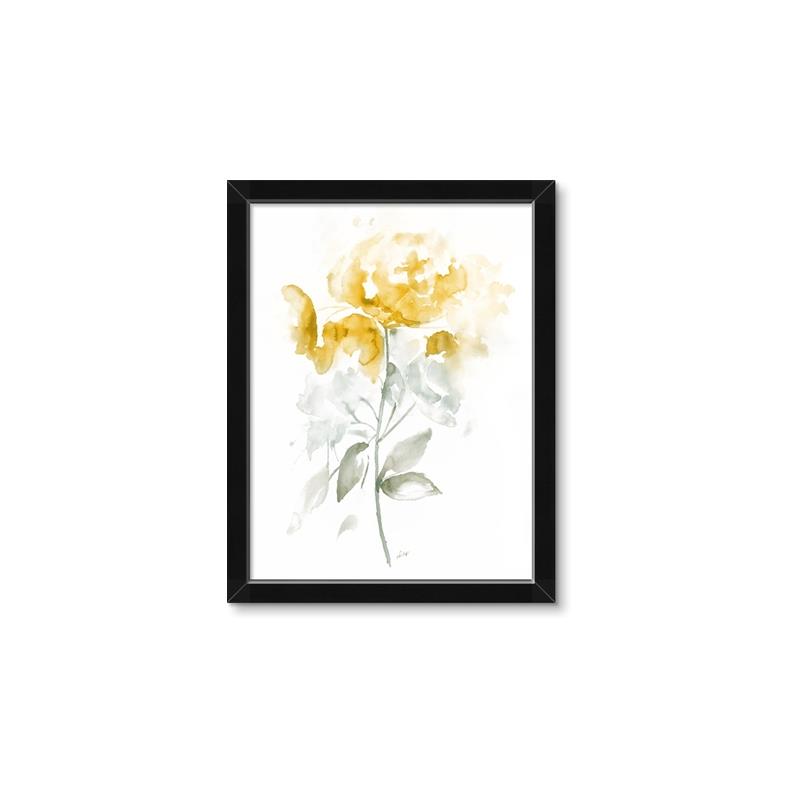 Picture of Yellow Floral II  _GroupedProduct_Rectangle_Portrait_Framed_Matted_
