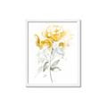 Picture of Yellow Floral II  _GroupedProduct_Rectangle_Portrait_Framed_Matted_