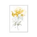 Picture of Yellow Floral II  _GroupedProduct_Rectangle_Portrait_Framed_Matted_