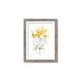 Picture of Yellow Floral II  _GroupedProduct_Rectangle_Portrait_Framed_Matted_