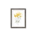 Picture of Yellow Floral II  _GroupedProduct_Rectangle_Portrait_Framed_Matted_