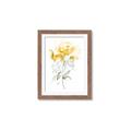 Picture of Yellow Floral II  _GroupedProduct_Rectangle_Portrait_Framed_Matted_