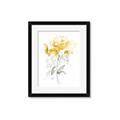 Picture of Yellow Floral II  _GroupedProduct_Rectangle_Portrait_Framed_Matted_