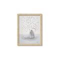 Picture of White Pretty Flower  Neutral _GroupedProduct_Rectangle_Portrait_Framed_Matted_