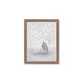 Picture of White Pretty Flower  Neutral _GroupedProduct_Rectangle_Portrait_Framed_Matted_