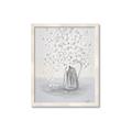 Picture of White Pretty Flower  Neutral _GroupedProduct_Rectangle_Portrait_Framed_Matted_