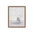 Picture of White Pretty Flower  Neutral _GroupedProduct_Rectangle_Portrait_Framed_Matted_