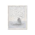 Picture of White Pretty Flower  Neutral _GroupedProduct_Rectangle_Portrait_Framed_Matted_