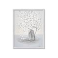 Picture of White Pretty Flower  Neutral _GroupedProduct_Rectangle_Portrait_Framed_Matted_