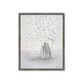 Picture of White Pretty Flower  Neutral _GroupedProduct_Rectangle_Portrait_Framed_Matted_
