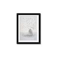 Picture of White Pretty Flower  Neutral _GroupedProduct_Rectangle_Portrait_Framed_Matted_