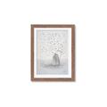 Picture of White Pretty Flower  Neutral _GroupedProduct_Rectangle_Portrait_Framed_Matted_