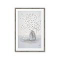 Picture of White Pretty Flower  Neutral _GroupedProduct_Rectangle_Portrait_Framed_Matted_