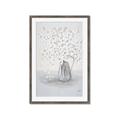 Picture of White Pretty Flower  Neutral _GroupedProduct_Rectangle_Portrait_Framed_Matted_