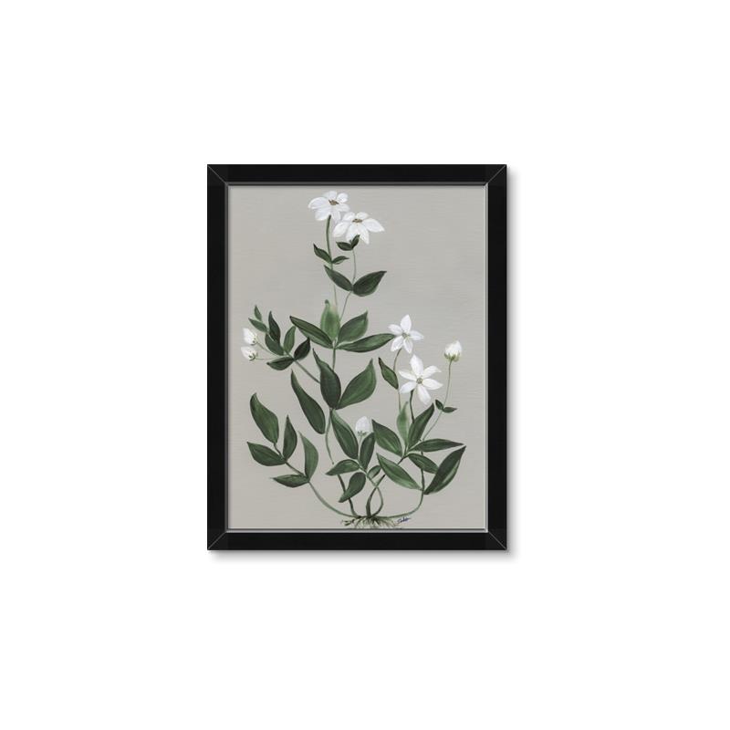 Picture of White flower III _GroupedProduct_Rectangle_Portrait_Framed_Matted_