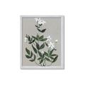 Picture of White flower III _GroupedProduct_Rectangle_Portrait_Framed_Matted_