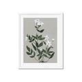 Picture of White flower III _GroupedProduct_Rectangle_Portrait_Framed_Matted_