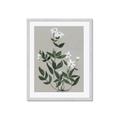 Picture of White flower III _GroupedProduct_Rectangle_Portrait_Framed_Matted_