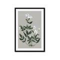 Picture of White flower III _GroupedProduct_Rectangle_Portrait_Framed_Matted_